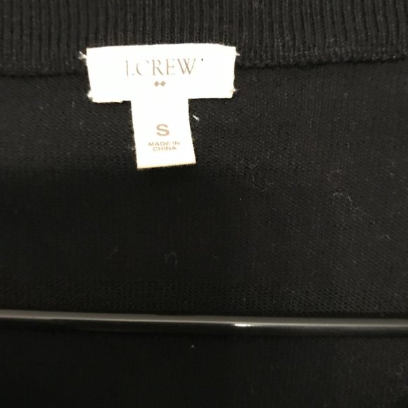 J. Crew Black Button Up Mid Sleeve Cardigan - S - Picture 2 of 3
